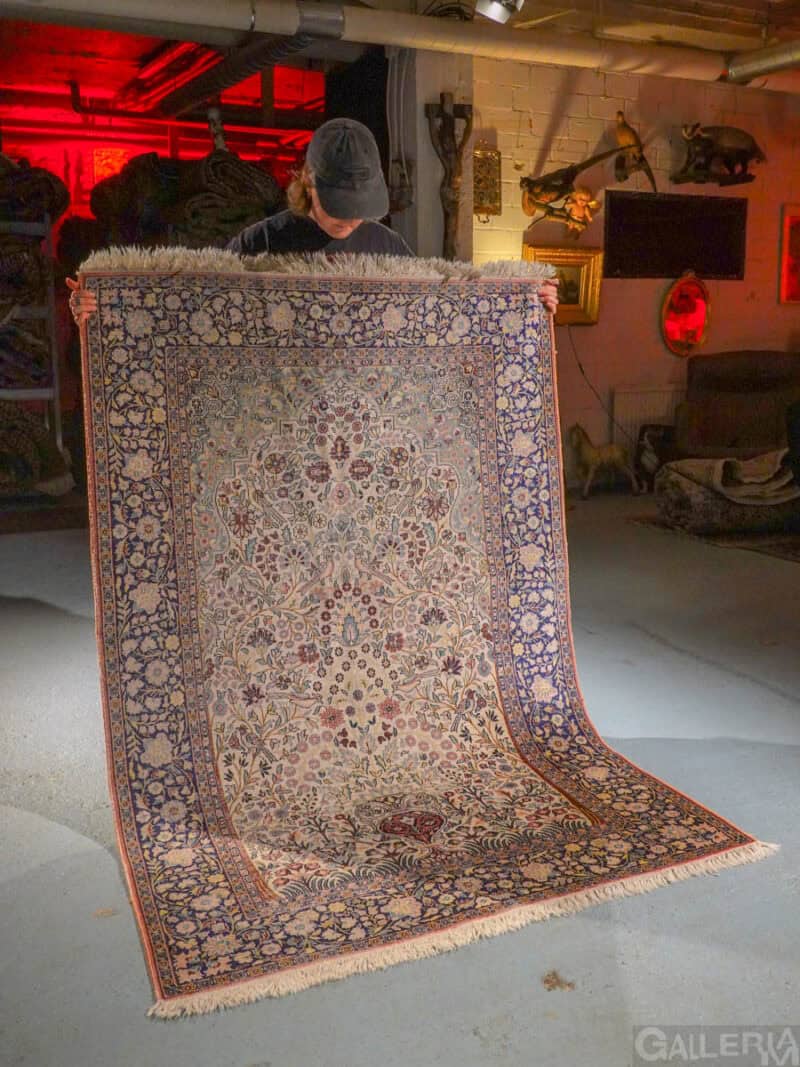 silkkimatto harmonisen vaalea kasmir 185 x 123 cm