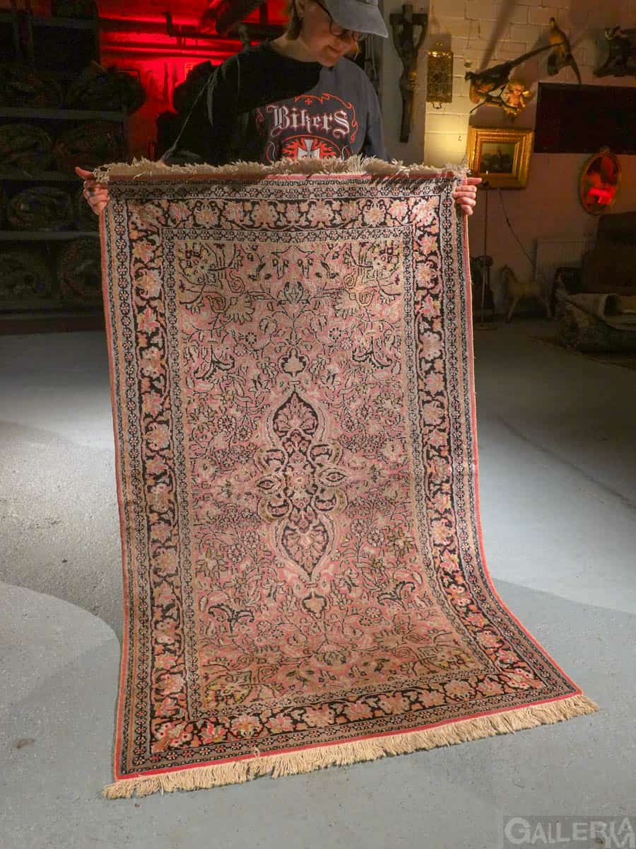 silkkimatto – vaaleanpunainen kasmir 140 x 95 cm