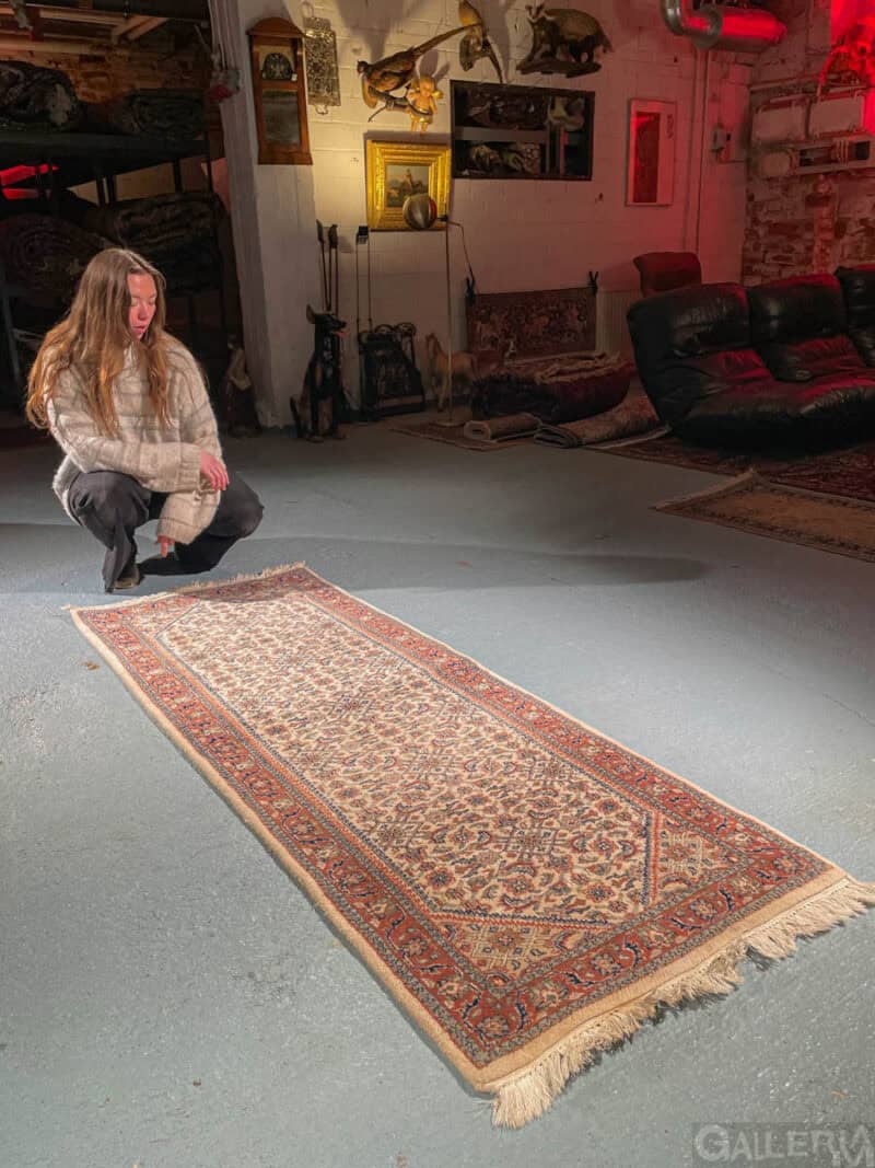maanläheinen tabriz käytävämatto 280 x 73 cm (kopio)