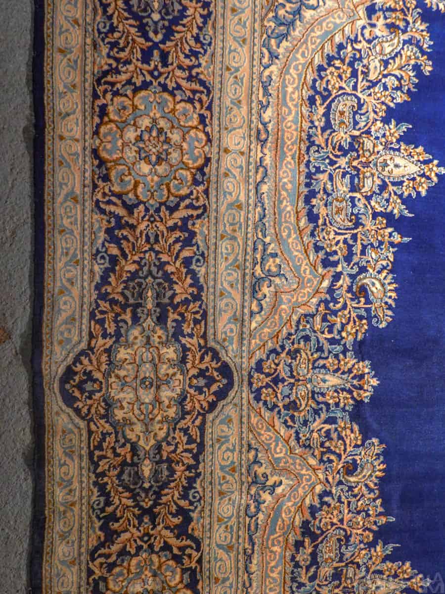 suuri säkenöivän sininen kirman 355 x 255 cm (kopio)