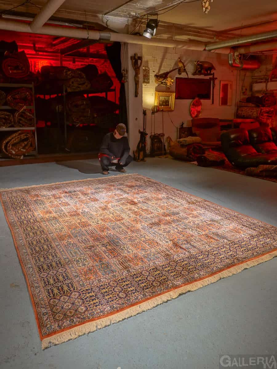 silkkimatto soinnukkaan kaunis puutarha kasmir 310 x 240 cm