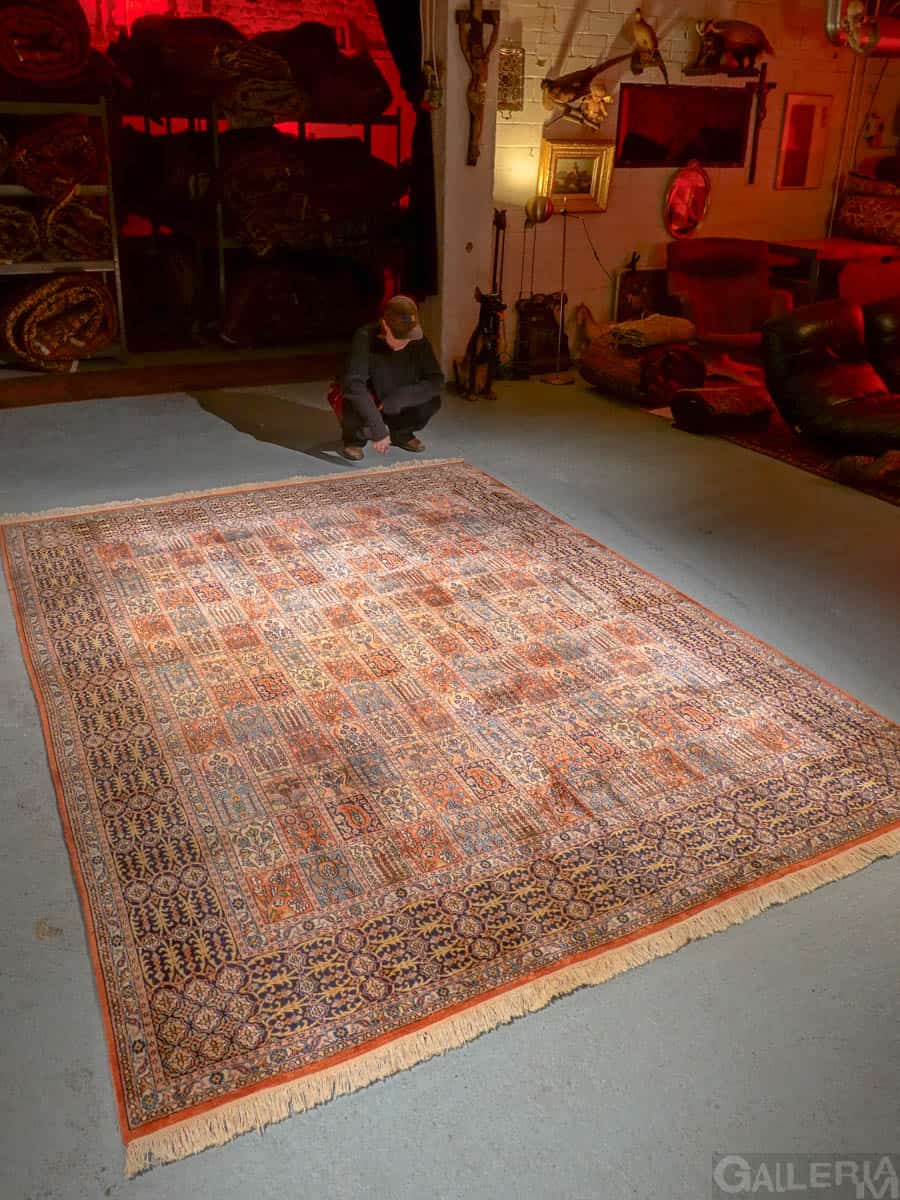 silkkimatto soinnukkaan kaunis puutarha kasmir 310 x 240 cm