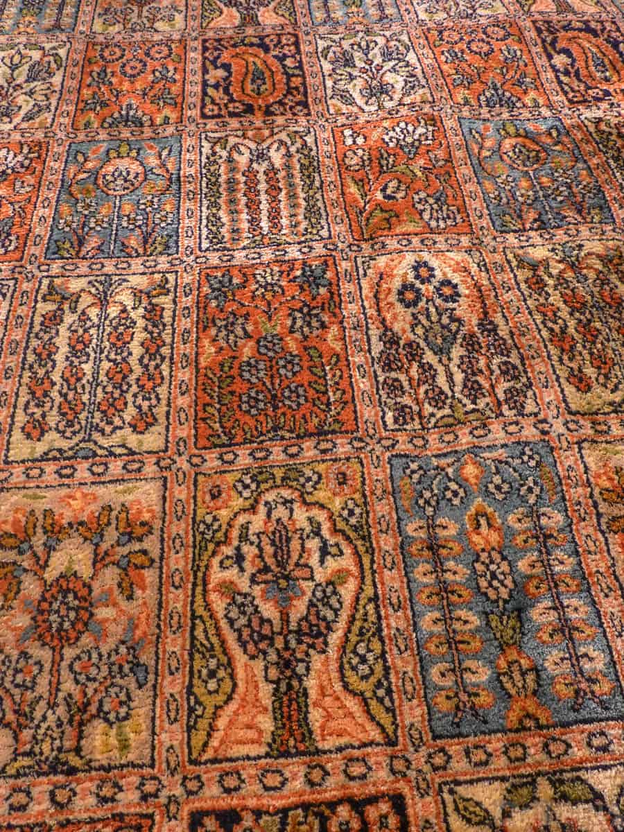 silkkimatto soinnukkaan kaunis puutarha kasmir 310 x 240 cm