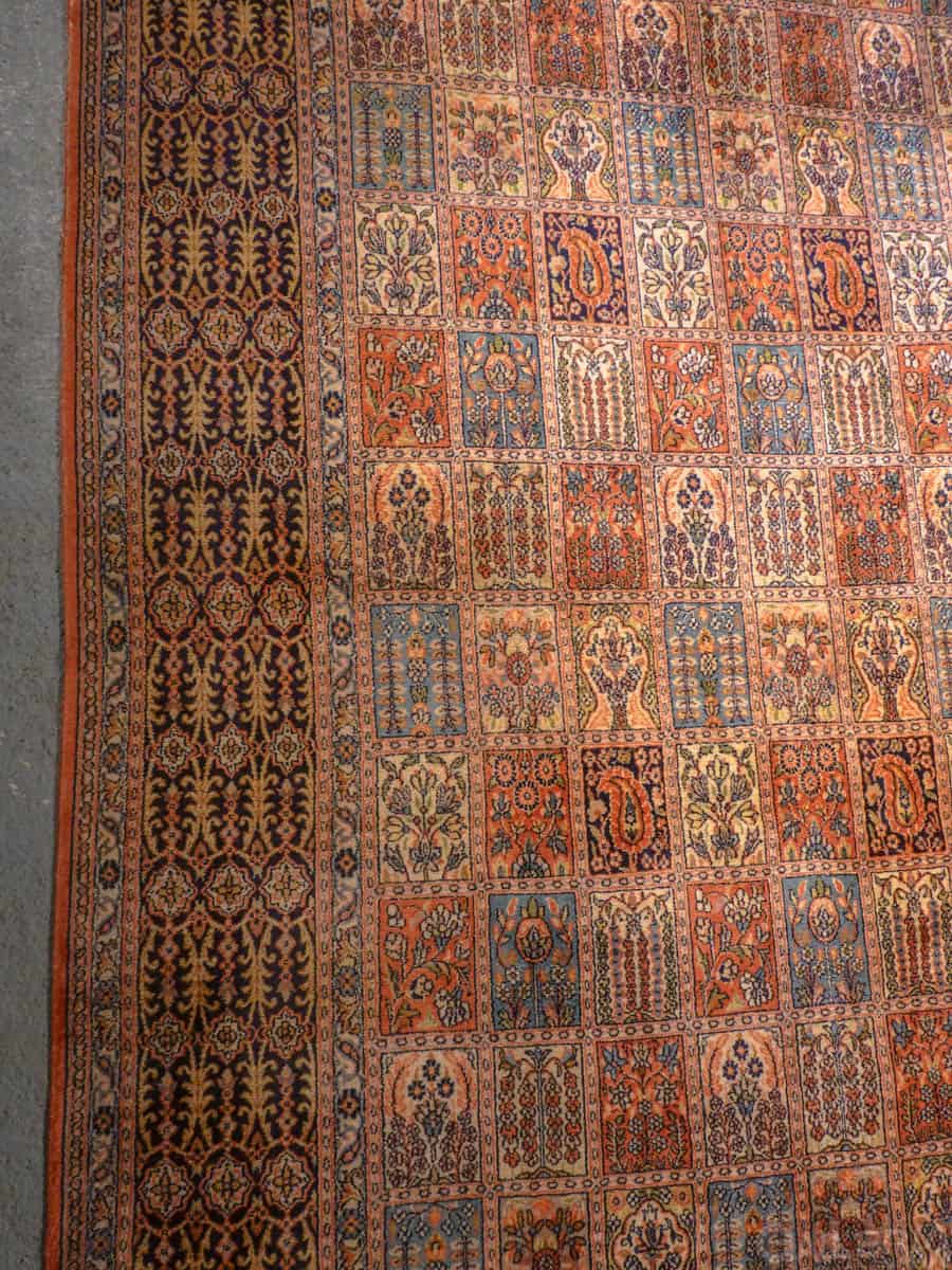 silkkimatto soinnukkaan kaunis puutarha kasmir 310 x 240 cm