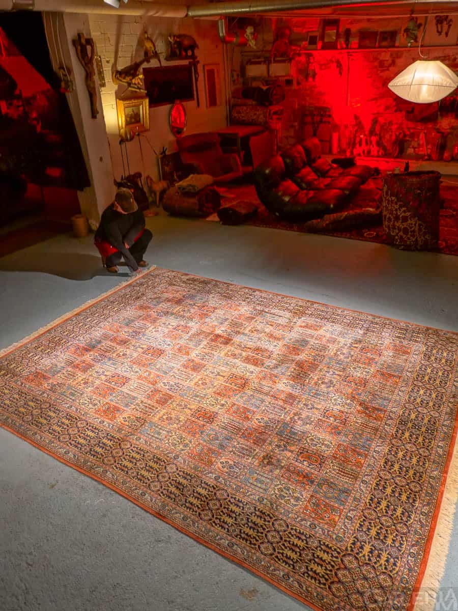 silkkimatto soinnukkaan kaunis puutarha kasmir 310 x 240 cm