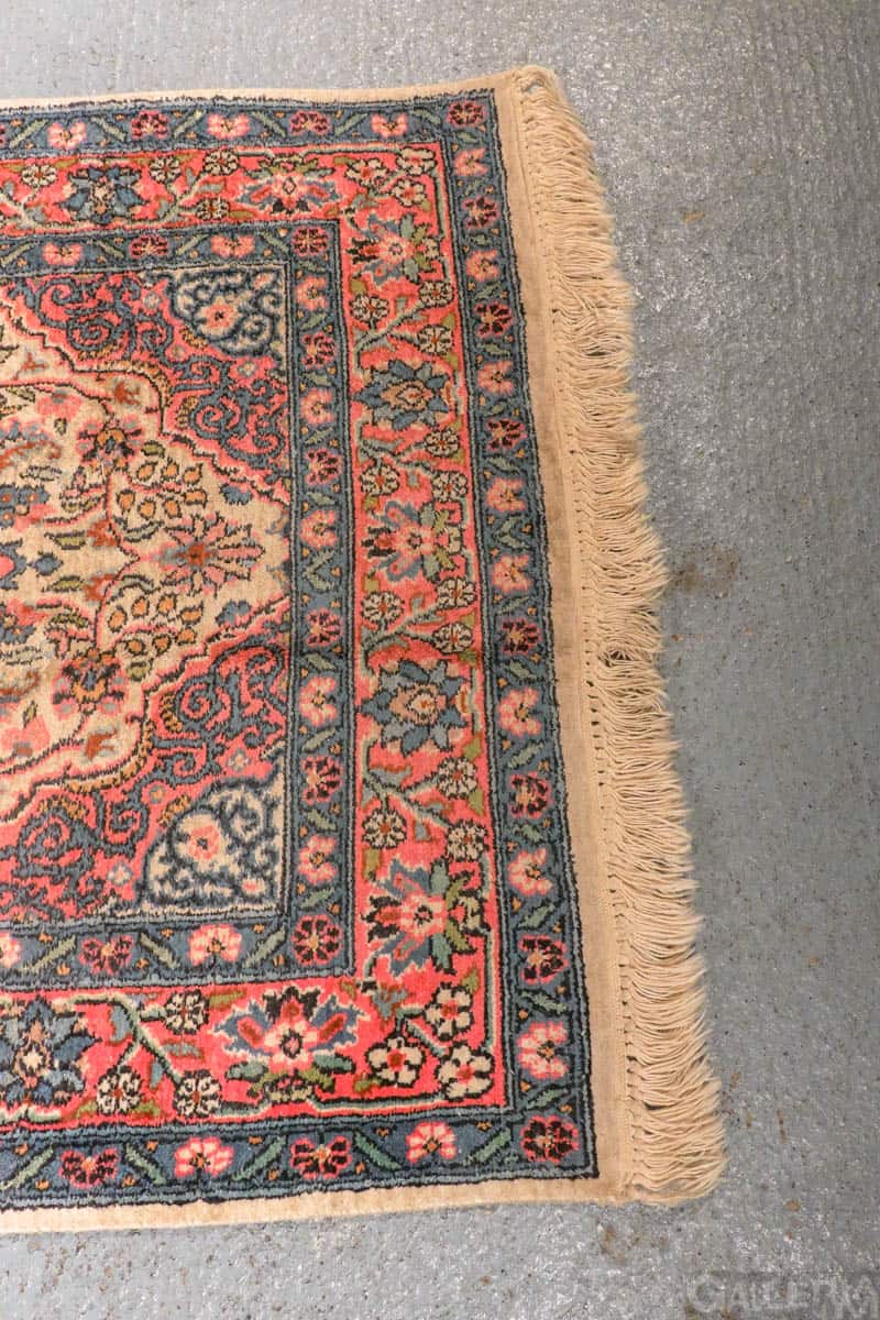 silkkimatto elegantti pastellinen kasmir käytävämatto 300 x 76 cm