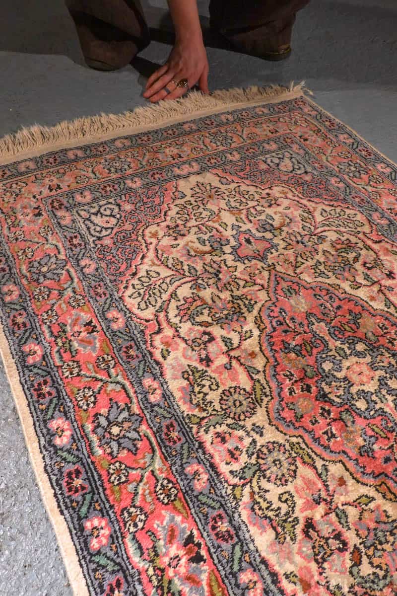 silkkimatto elegantti pastellinen kasmir käytävämatto 300 x 76 cm