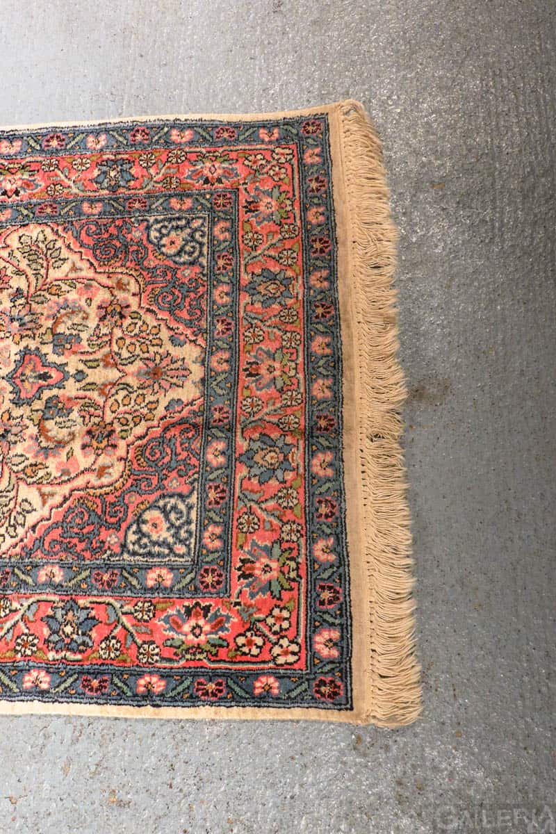 silkkimatto elegantti pastellinen kasmir käytävämatto 300 x 76 cm