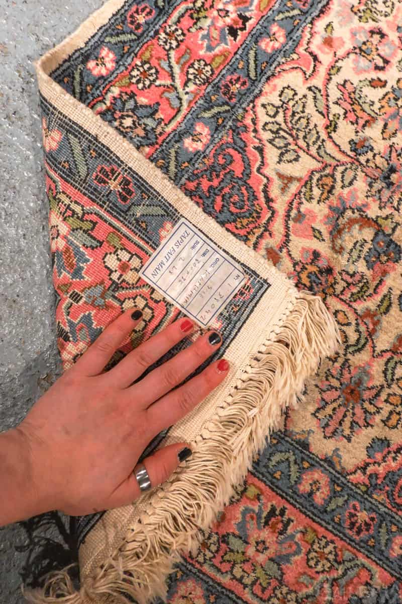 silkkimatto elegantti pastellinen kasmir käytävämatto 300 x 76 cm