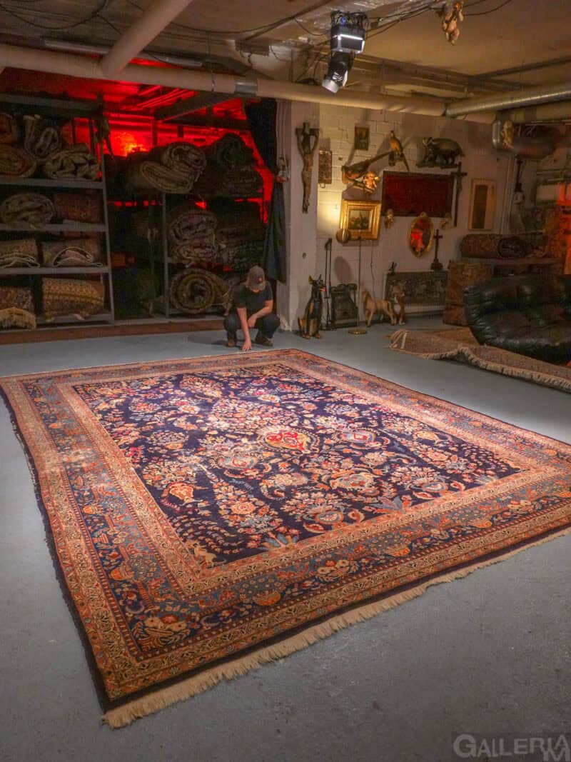 hulppean kaunis palatsikokoinen kashmar – 390 x 300 cm