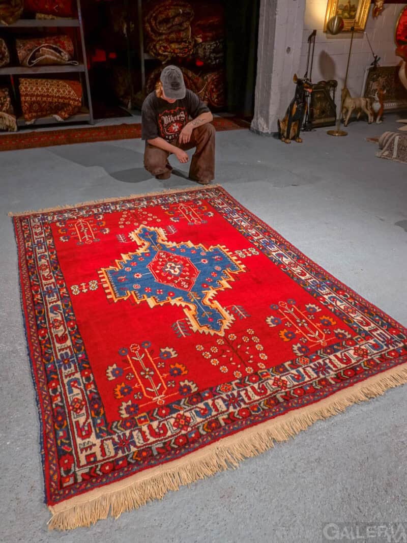 dramaattinen vintage afshar 212 x 157 cm
