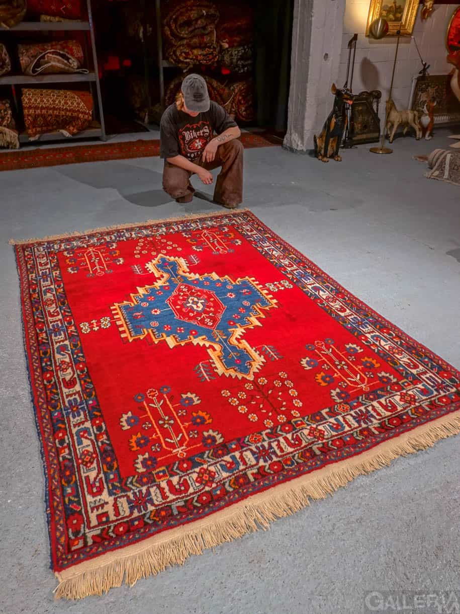 dramaattinen vintage afshar 212 x 157 cm