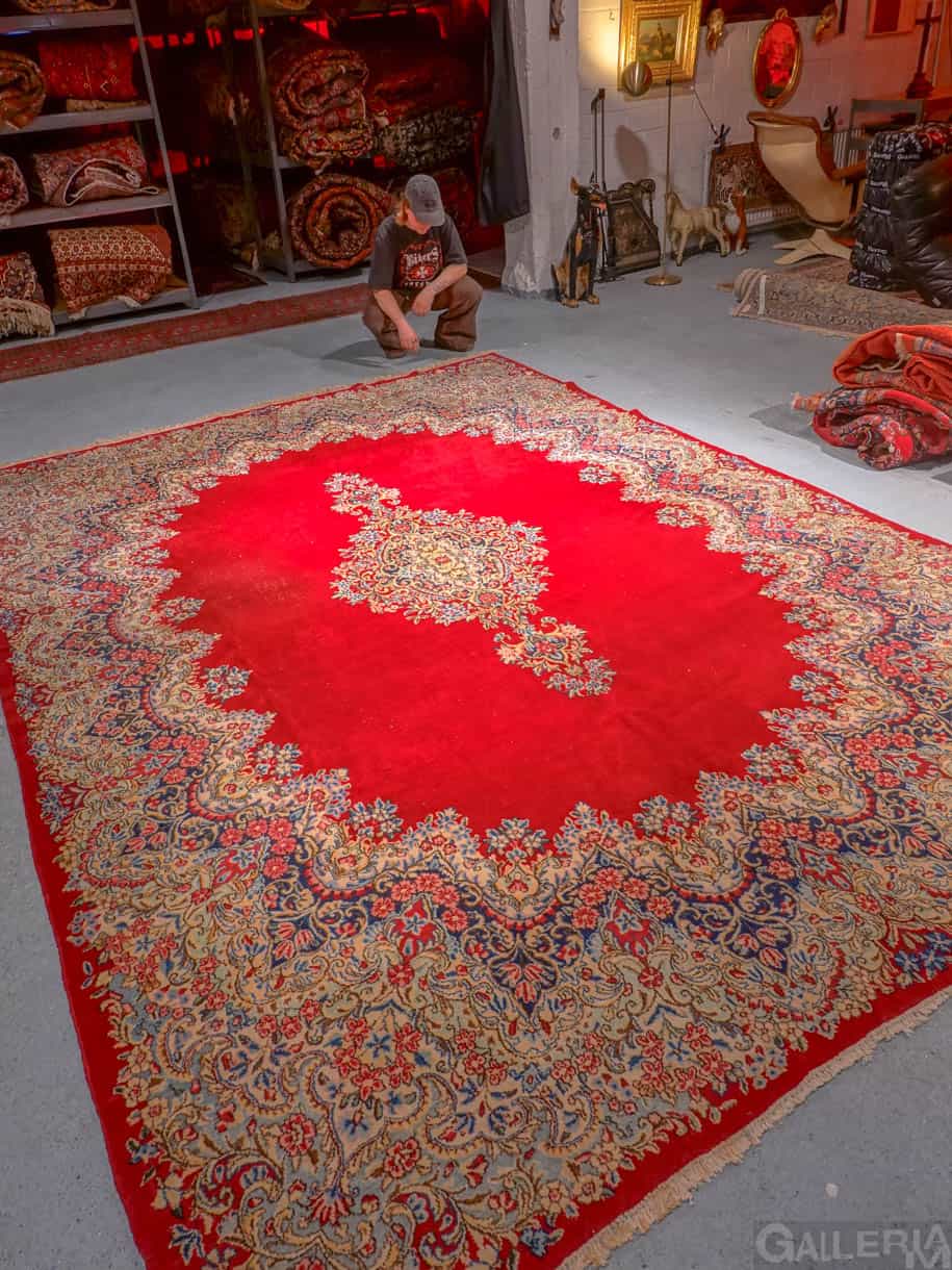 koristeellinen palatsikokoinen kirman 385 x 270 cm