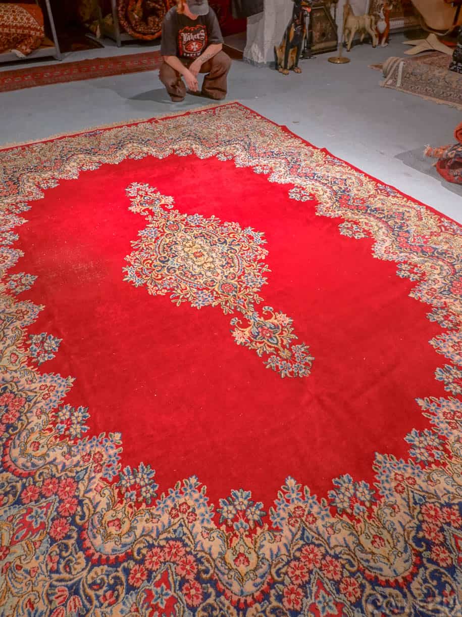 koristeellinen palatsikokoinen kirman 385 x 270 cm