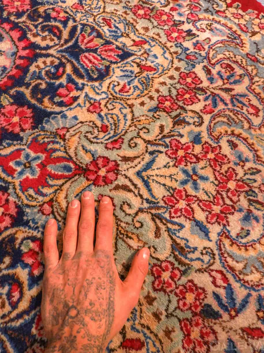 koristeellinen palatsikokoinen kirman 385 x 270 cm