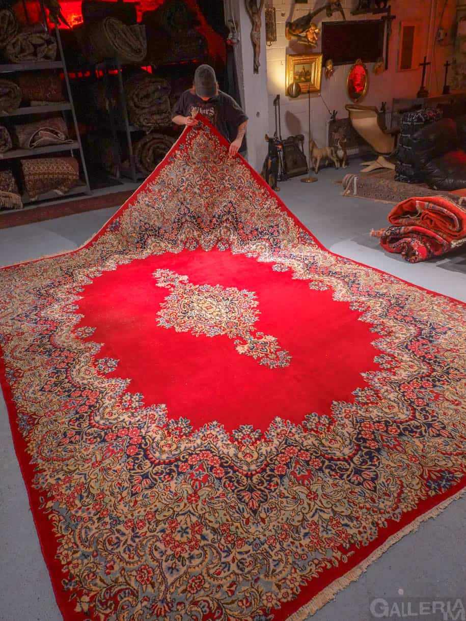 koristeellinen palatsikokoinen kirman 385 x 270 cm