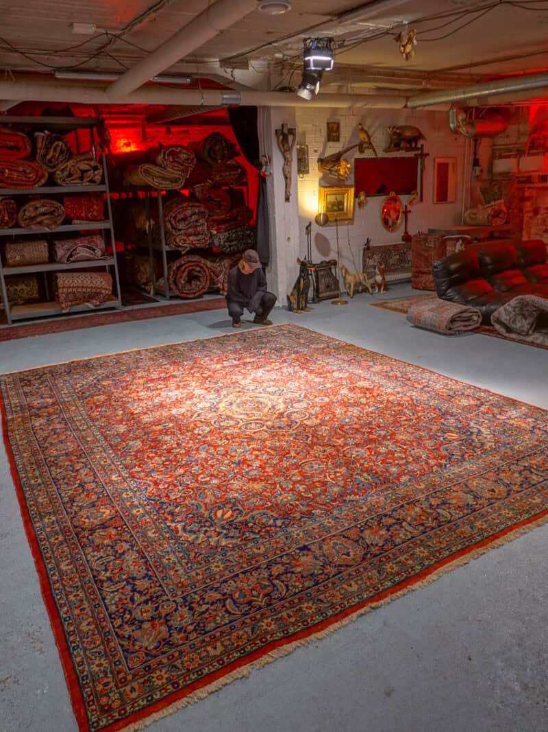 taianomaisen yksityiskohtainen palatsikokoinen sarouk 420 x 338 cm