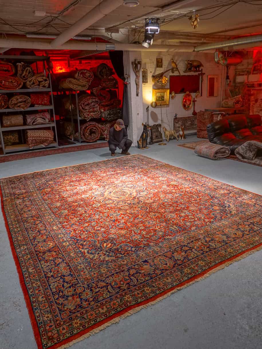taianomaisen yksityiskohtainen palatsikokoinen sarouk 420 x 338 cm