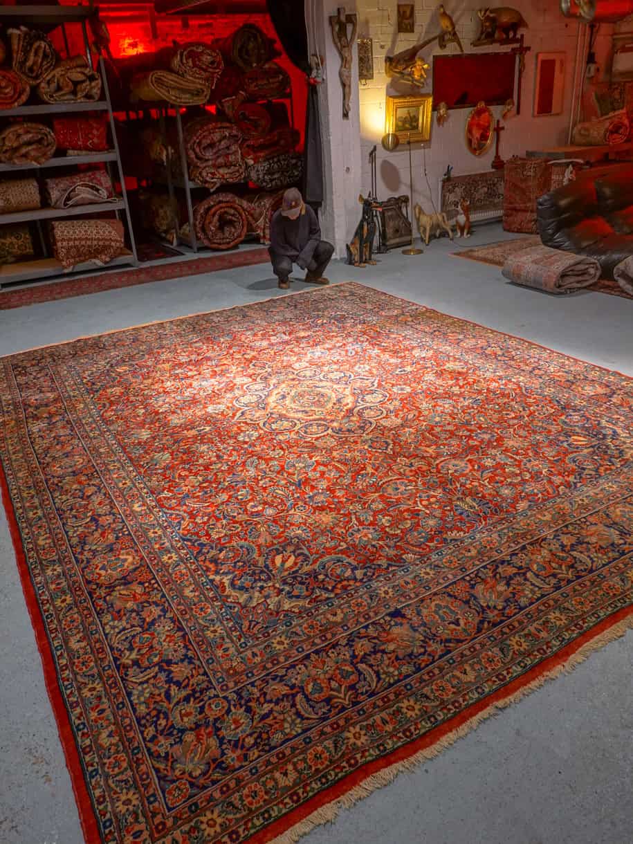 taianomaisen yksityiskohtainen palatsikokoinen sarouk 420 x 338 cm