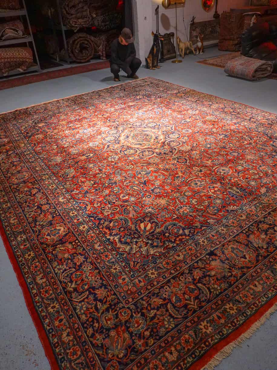taianomaisen yksityiskohtainen palatsikokoinen sarouk 420 x 338 cm