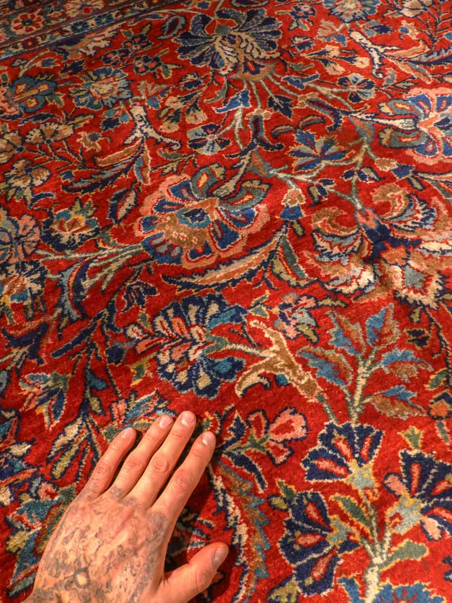 taianomaisen yksityiskohtainen palatsikokoinen sarouk 420 x 338 cm