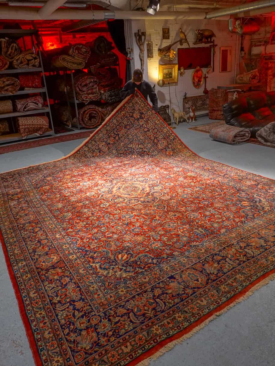 taianomaisen yksityiskohtainen palatsikokoinen sarouk 420 x 338 cm