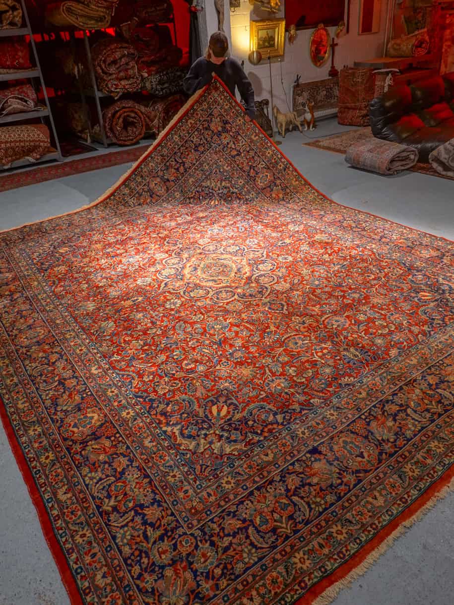 taianomaisen yksityiskohtainen palatsikokoinen sarouk 420 x 338 cm