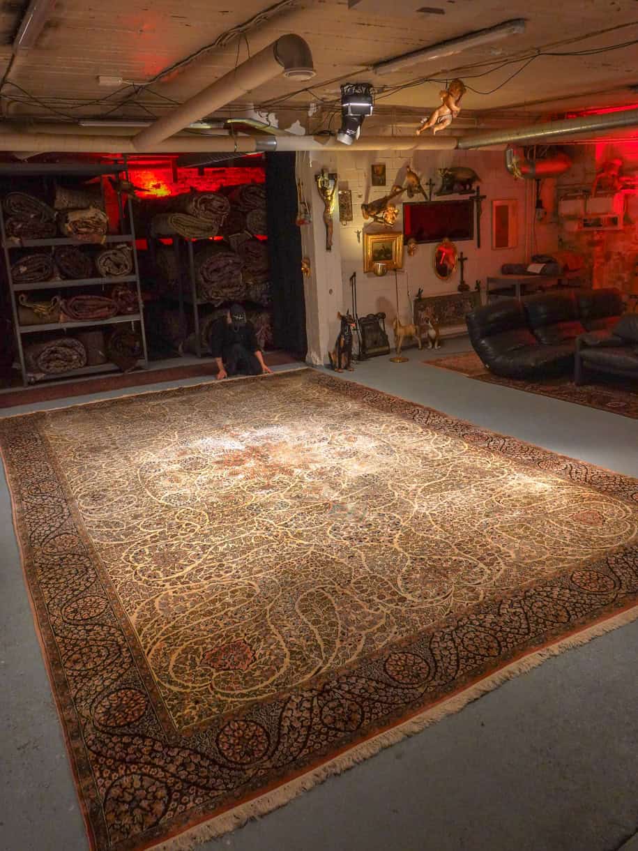 silkkimatto palatsikokoinen koristeellinen ghom 380 x 271 cm (kopio)