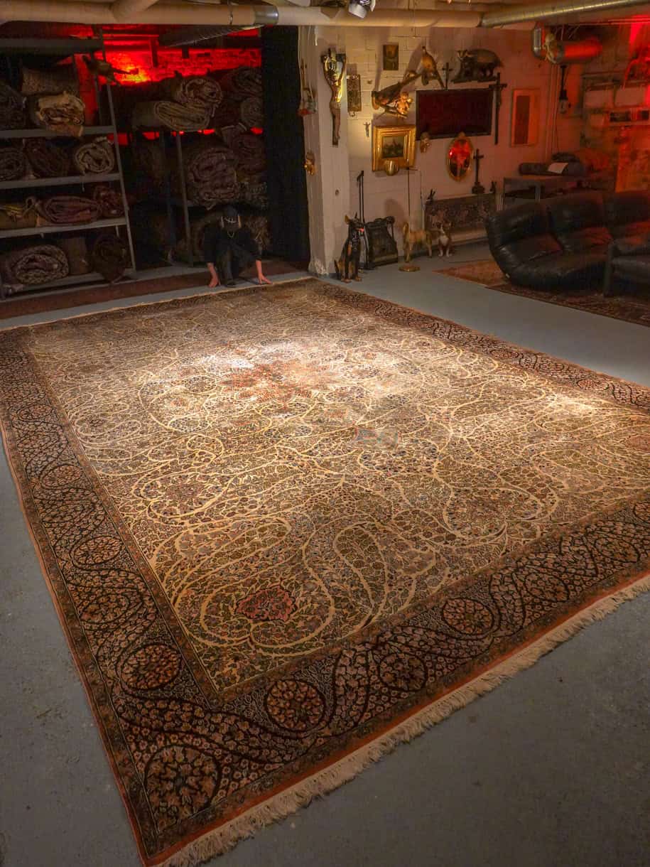 silkkimatto palatsikokoinen koristeellinen ghom 380 x 271 cm (kopio)