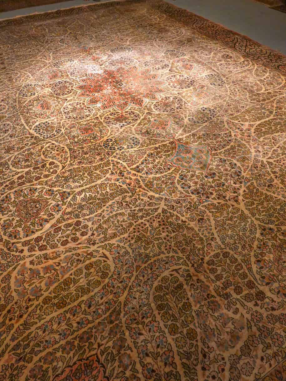 silkkimatto palatsikokoinen koristeellinen ghom 380 x 271 cm (kopio)