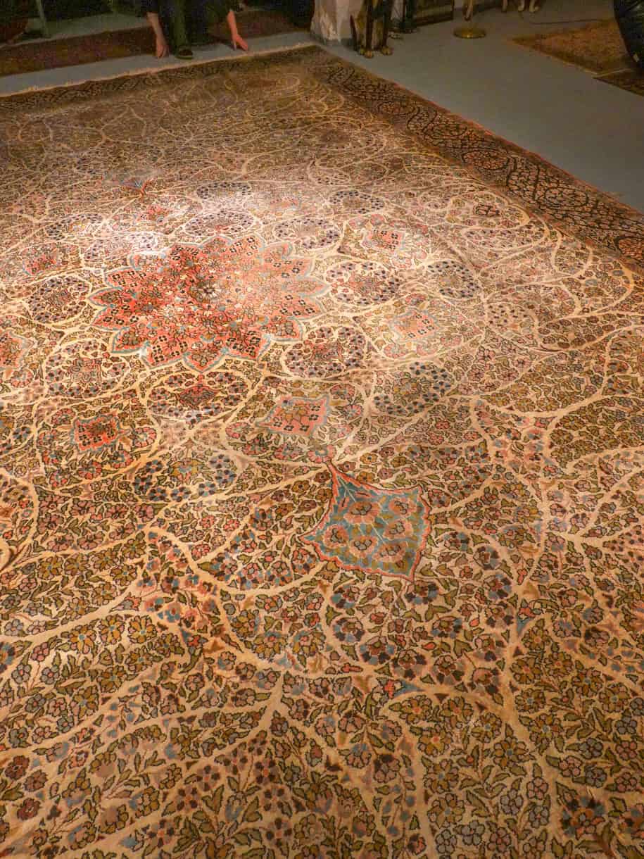 silkkimatto palatsikokoinen koristeellinen ghom 380 x 271 cm (kopio)