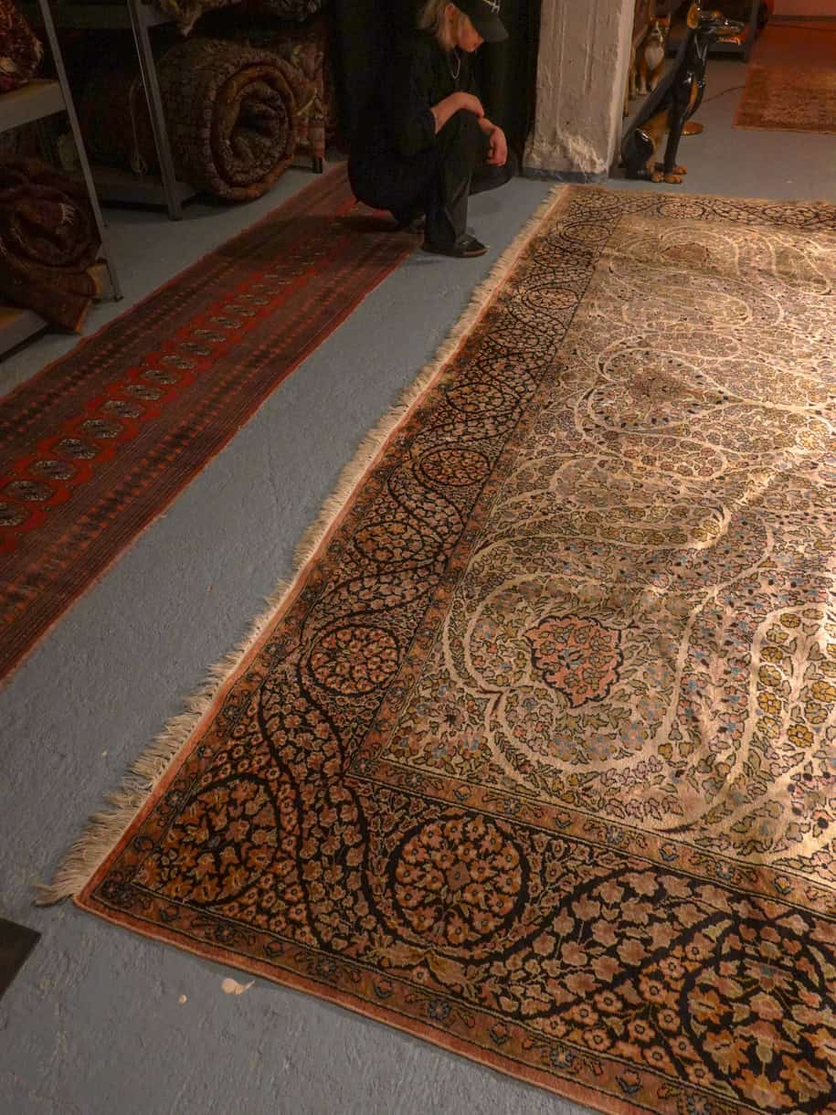 silkkimatto palatsikokoinen koristeellinen ghom 380 x 271 cm (kopio)