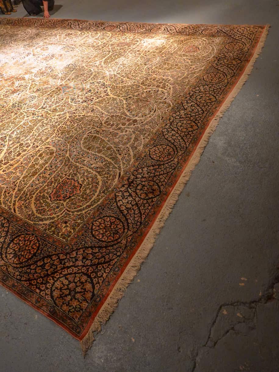 silkkimatto palatsikokoinen koristeellinen ghom 380 x 271 cm (kopio)