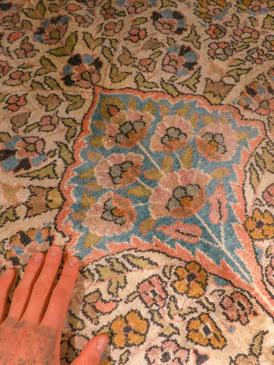 silkkimatto palatsikokoinen koristeellinen ghom 380 x 271 cm (kopio)