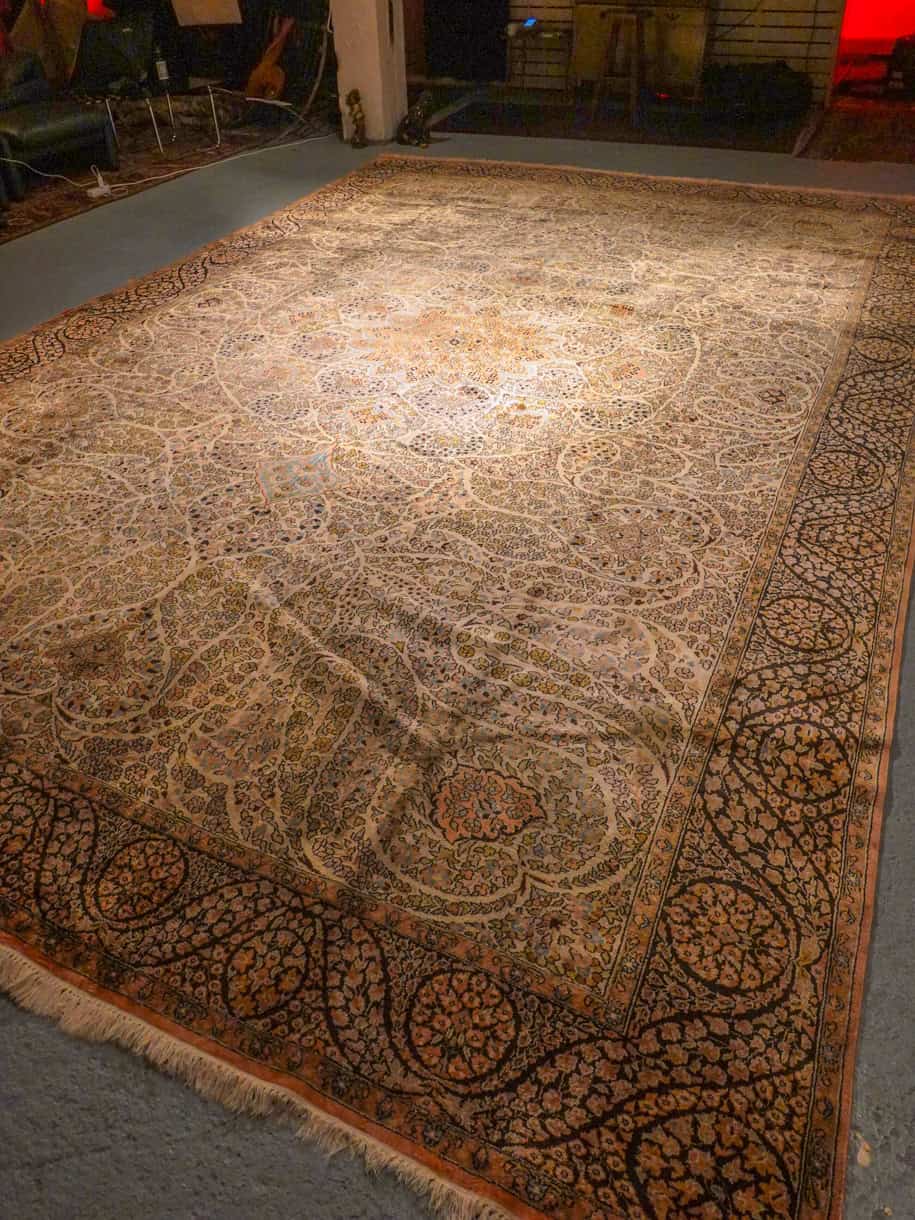 silkkimatto palatsikokoinen koristeellinen ghom 380 x 271 cm (kopio)