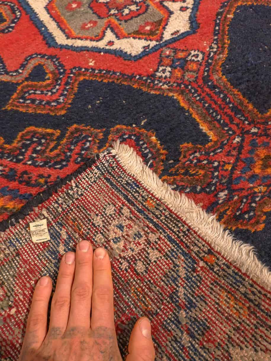 särmikäs vintage malayer käytävämatto 285 x 102 cm