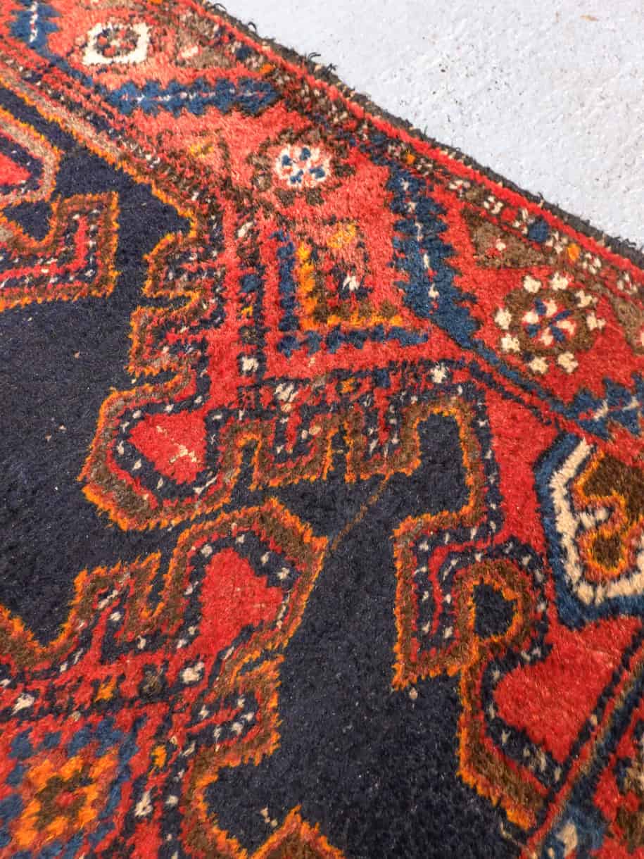 särmikäs vintage malayer käytävämatto 285 x 102 cm