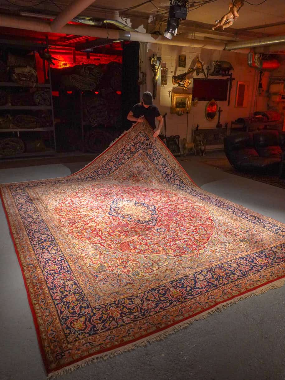 yltäkylläisen runsas palatsikokoinen kirman 404 x 302 cm