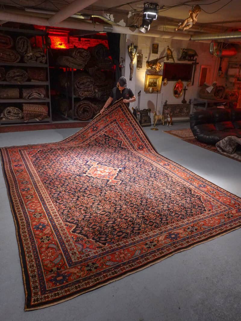 tunnelmallinen antiikki hamadan 1930 luvulta – 370 x 270 cm (kopio)