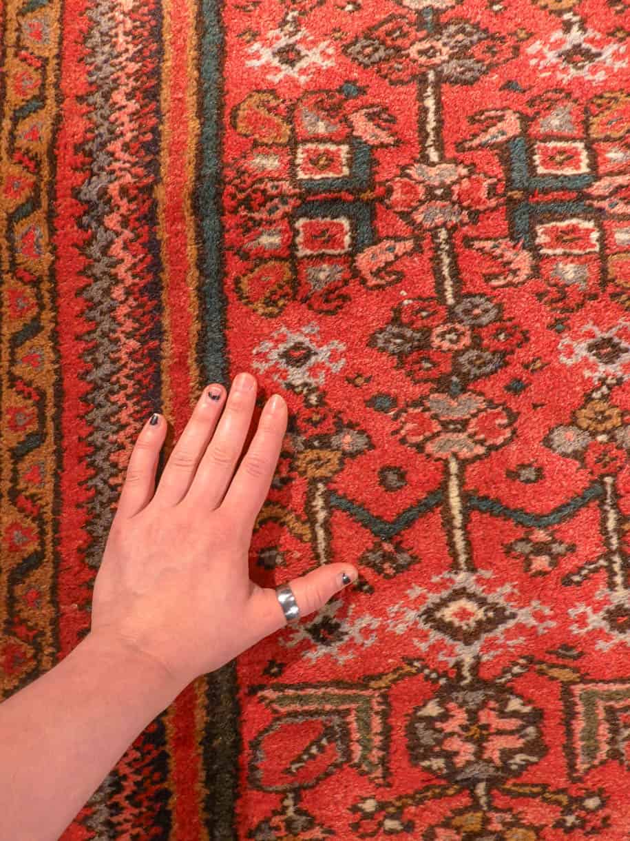 särmikäs pieni heriz – 160 x 98 cm