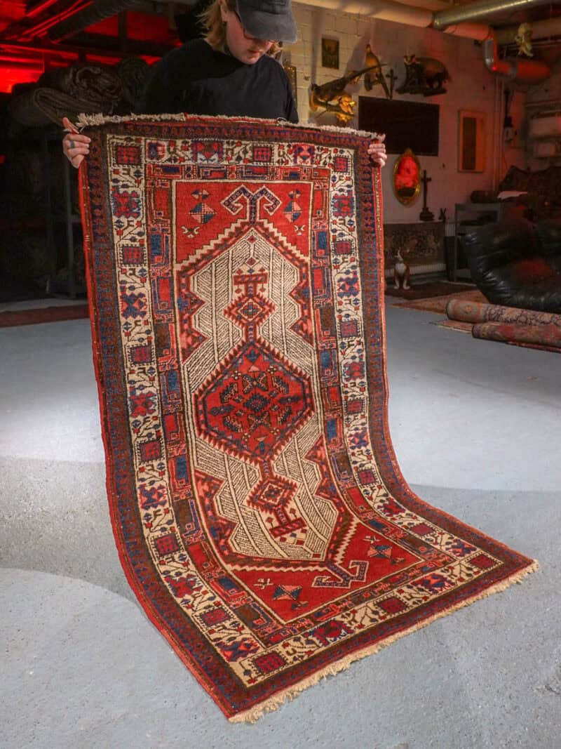 lempeän geometrinen sarab käytävämatto – 310 x 93 cm (kopio)