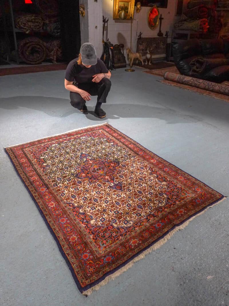 yksityiskohtainen pieni bijar 112 x 76 cm (kopio)