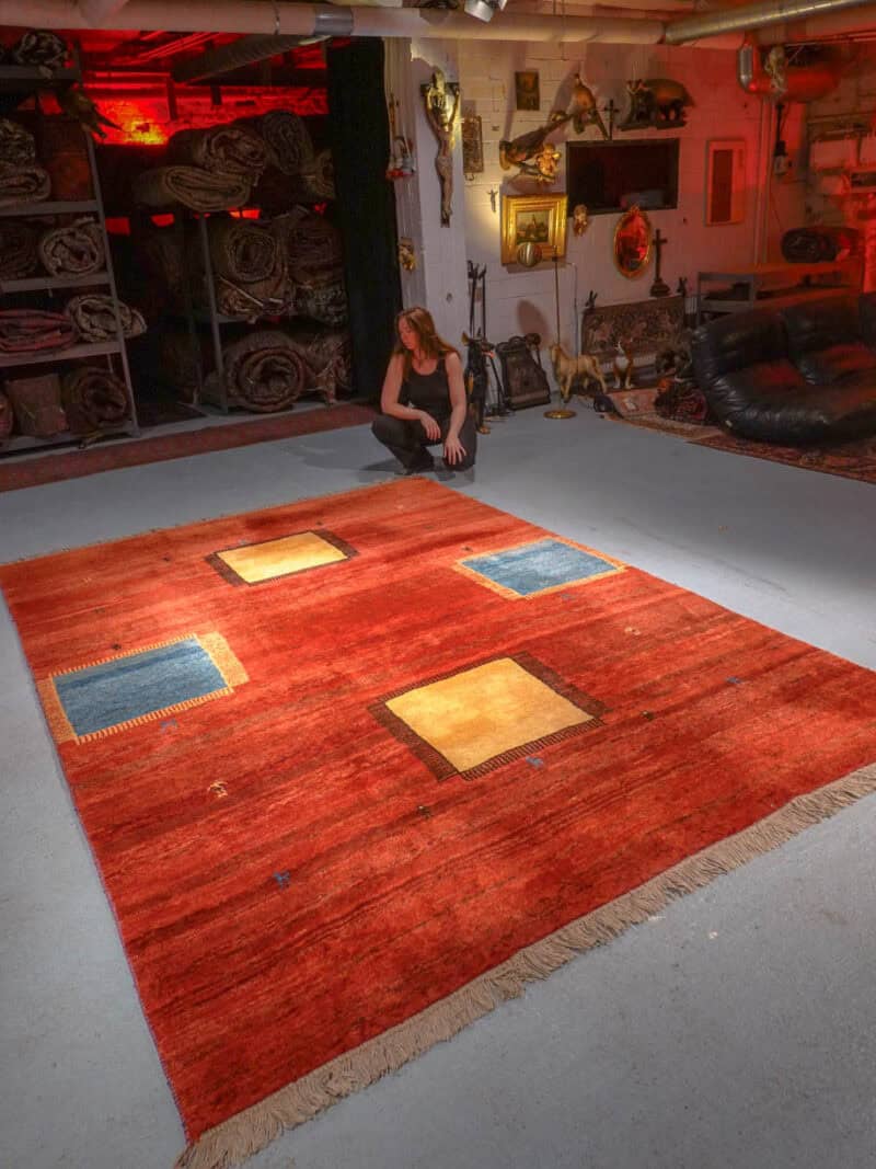 sievä vaalea gabbeh 220 x 195 cm (kopio)