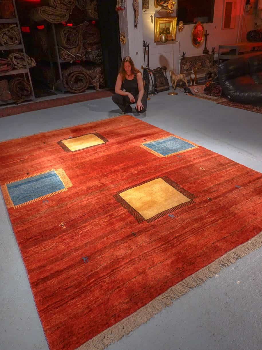 sievä vaalea gabbeh 220 x 195 cm (kopio)