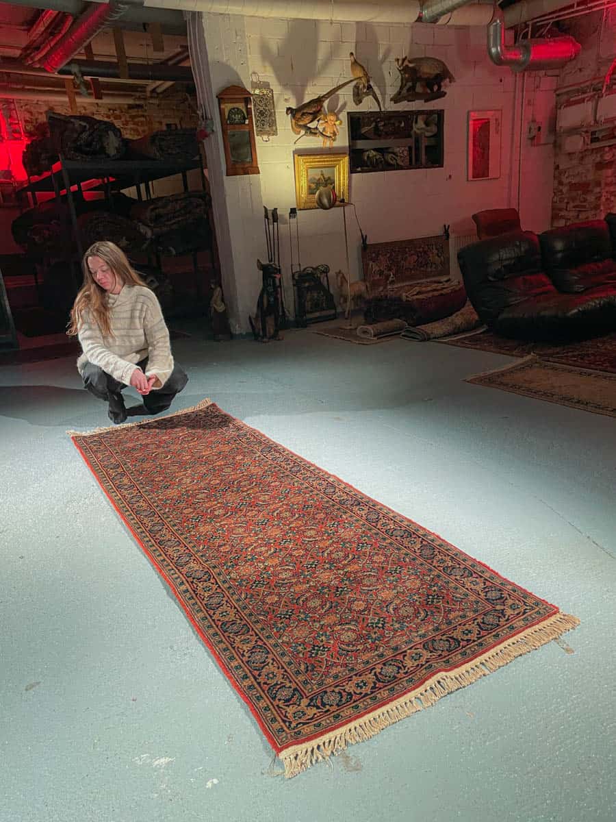 vivahteikas bijar käytävämatto 258 x 85 cm