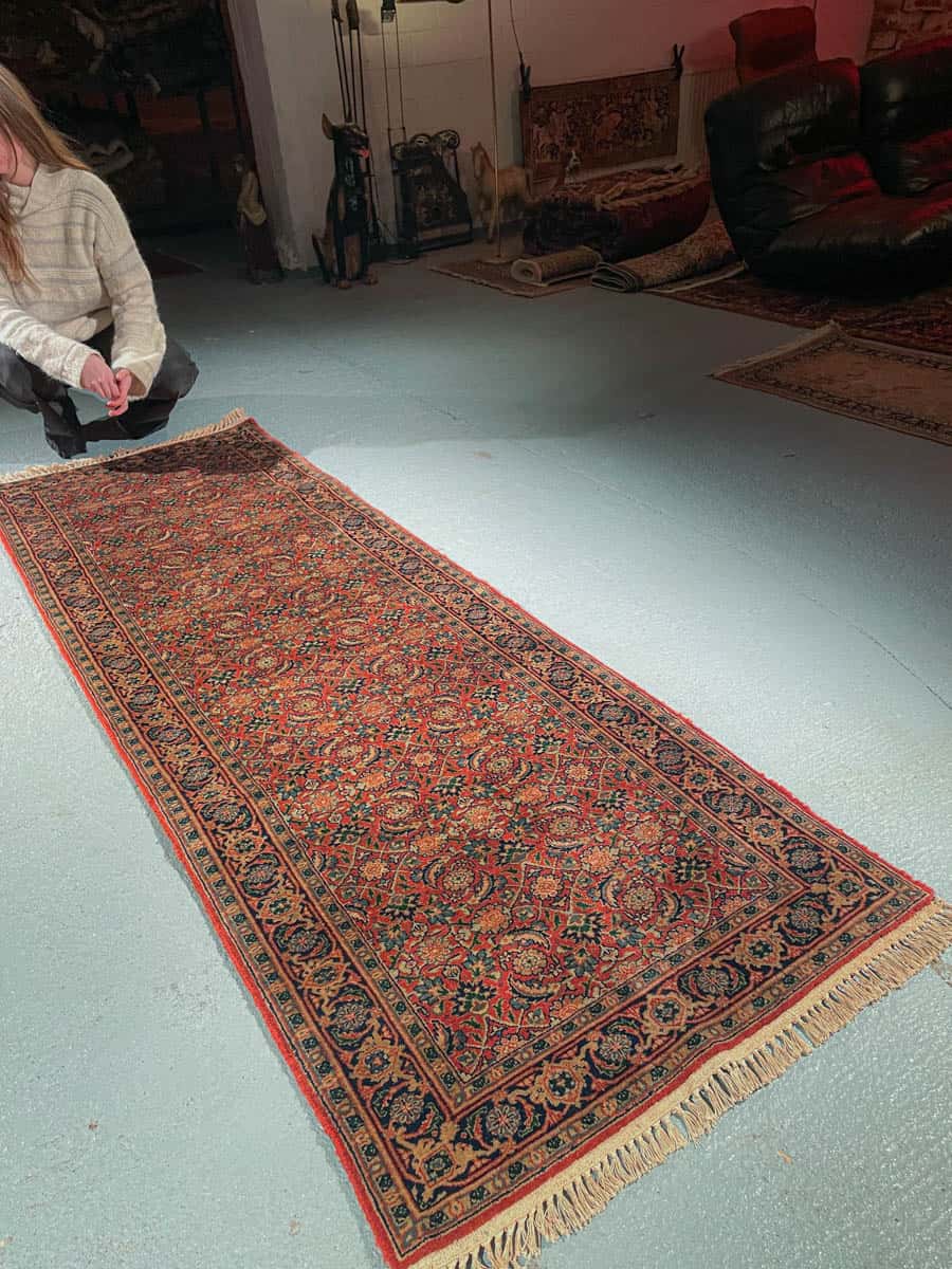 vivahteikas bijar käytävämatto 258 x 85 cm