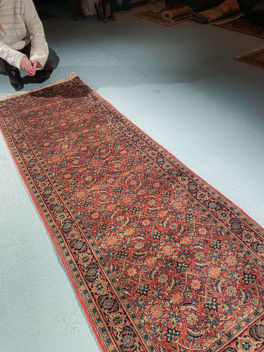 vivahteikas bijar käytävämatto 258 x 85 cm