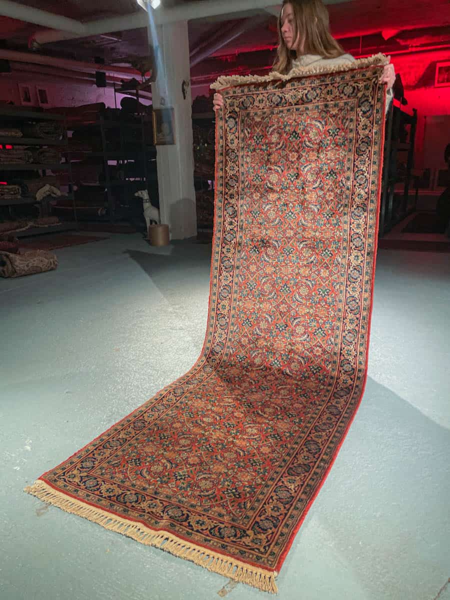 vivahteikas bijar käytävämatto 258 x 85 cm