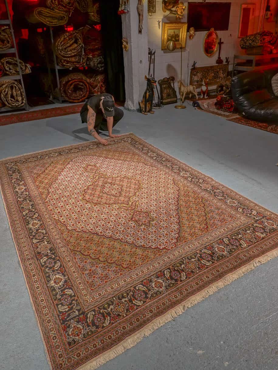 lempeän rauhallinen tabriz 292 x 203 cm