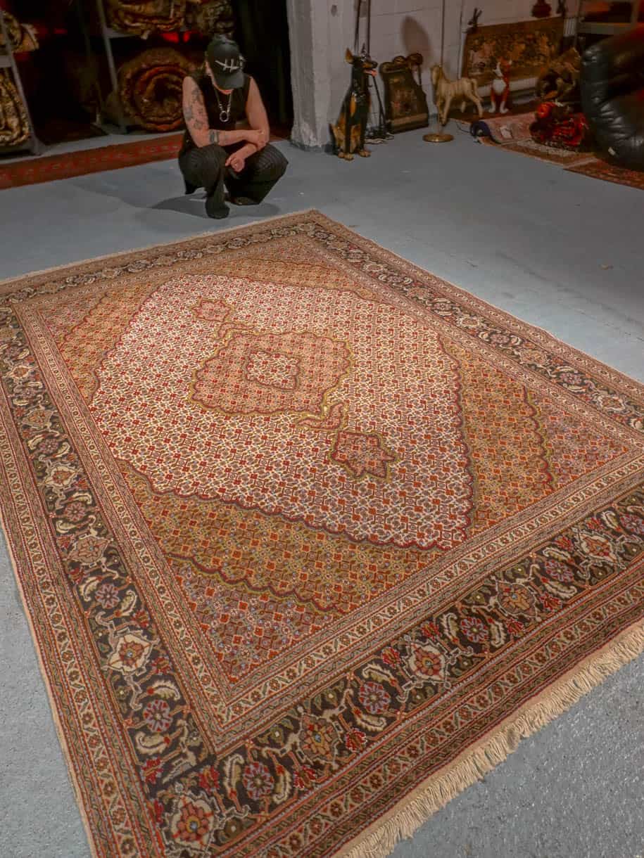 lempeän rauhallinen tabriz 292 x 203 cm
